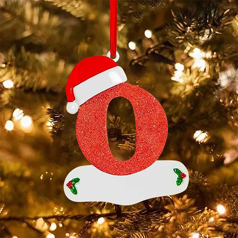 Christmas Letter Ornaments
