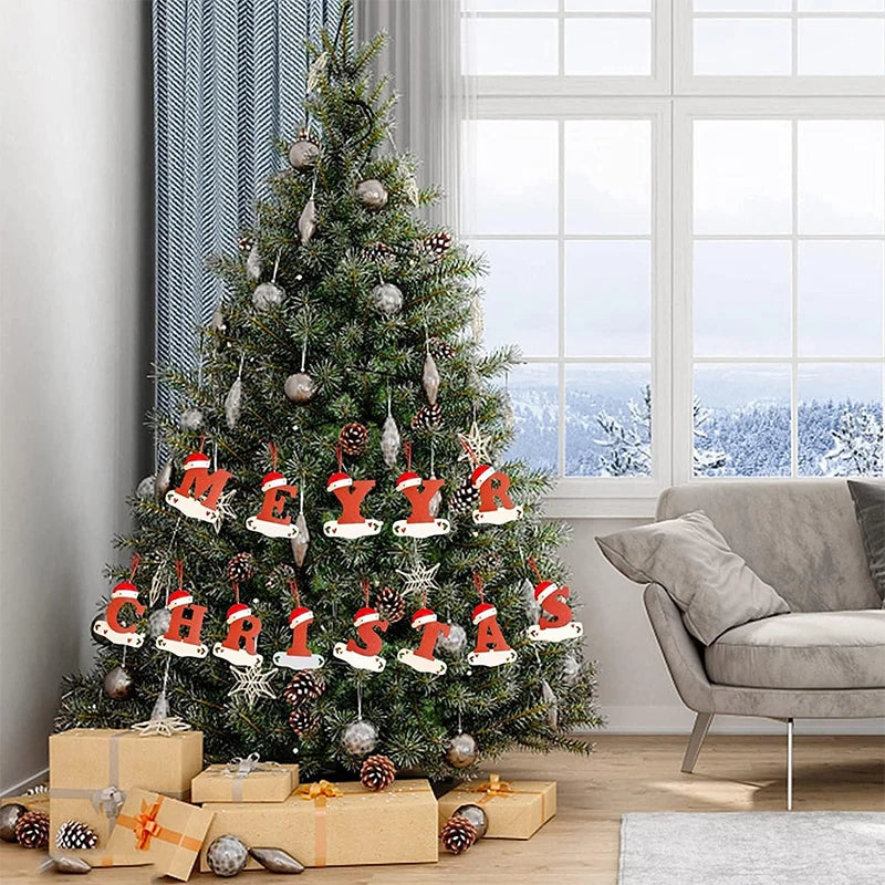 Christmas Letter Ornaments