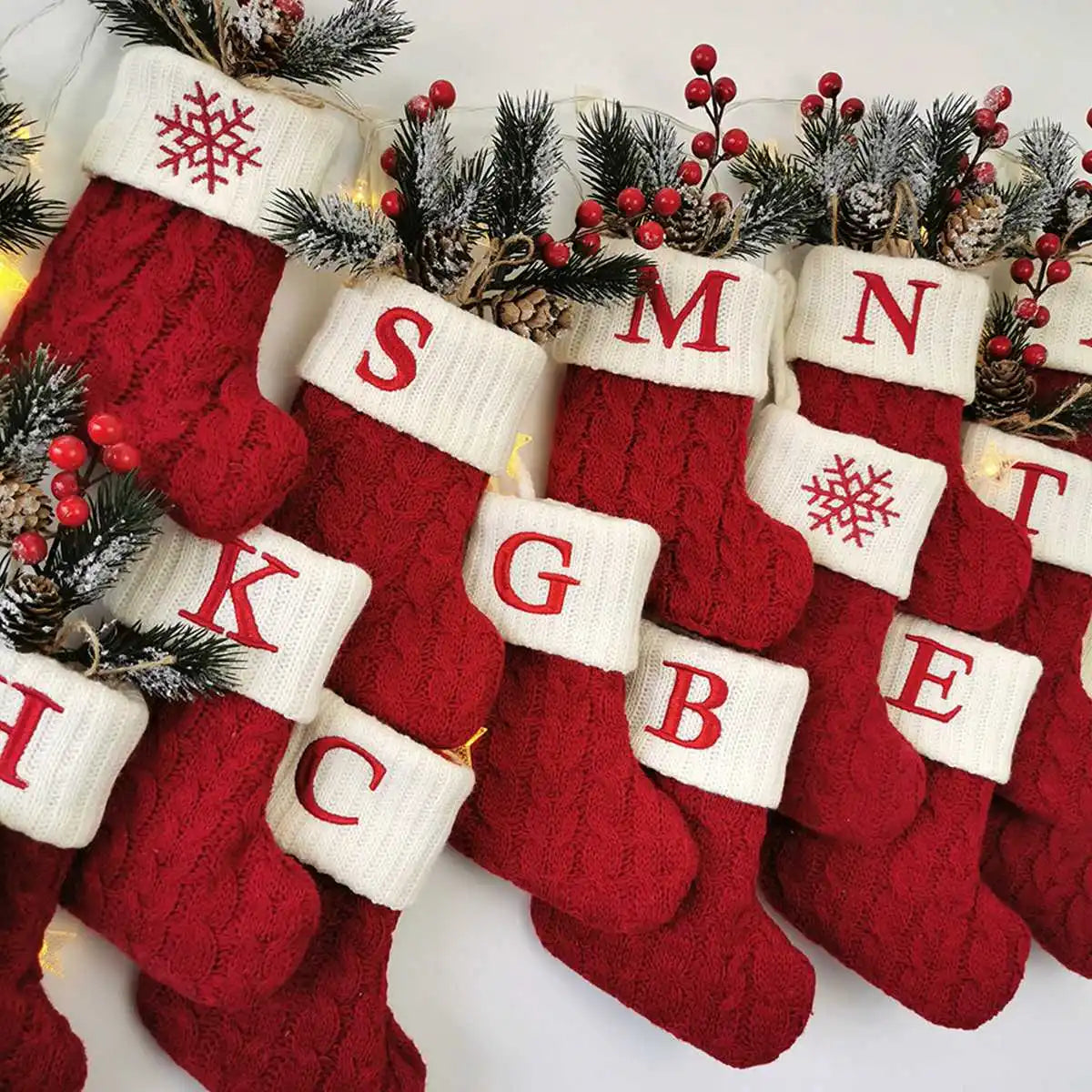 Heirloom Knit Alphabet Ornament