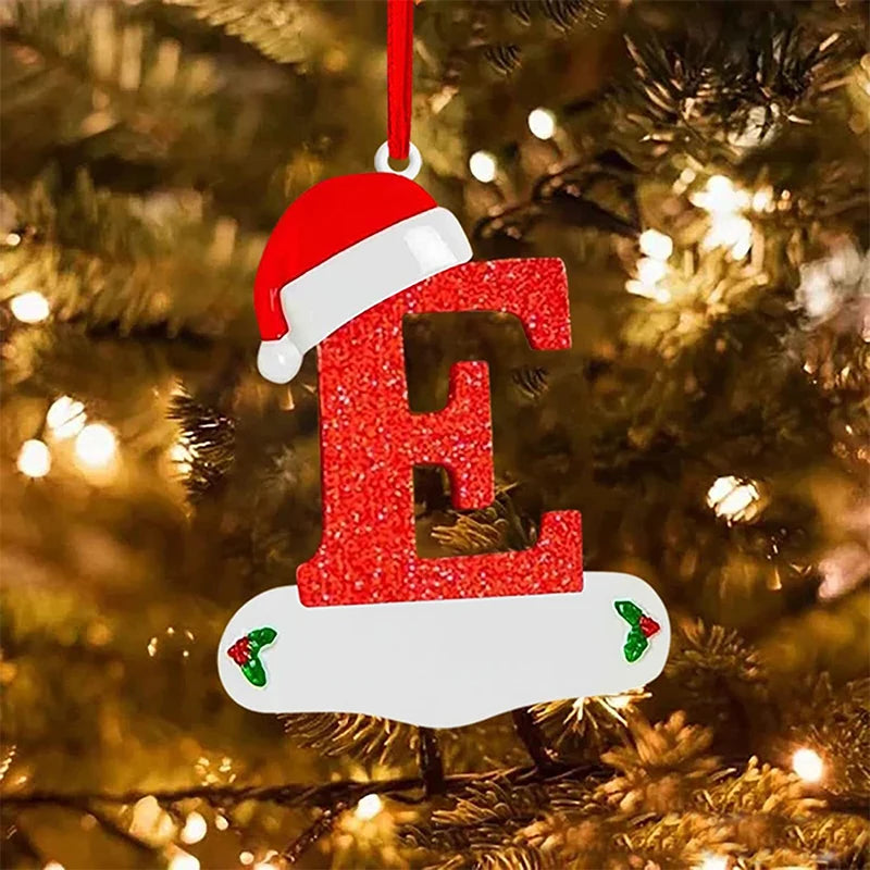 Christmas Letter Ornaments