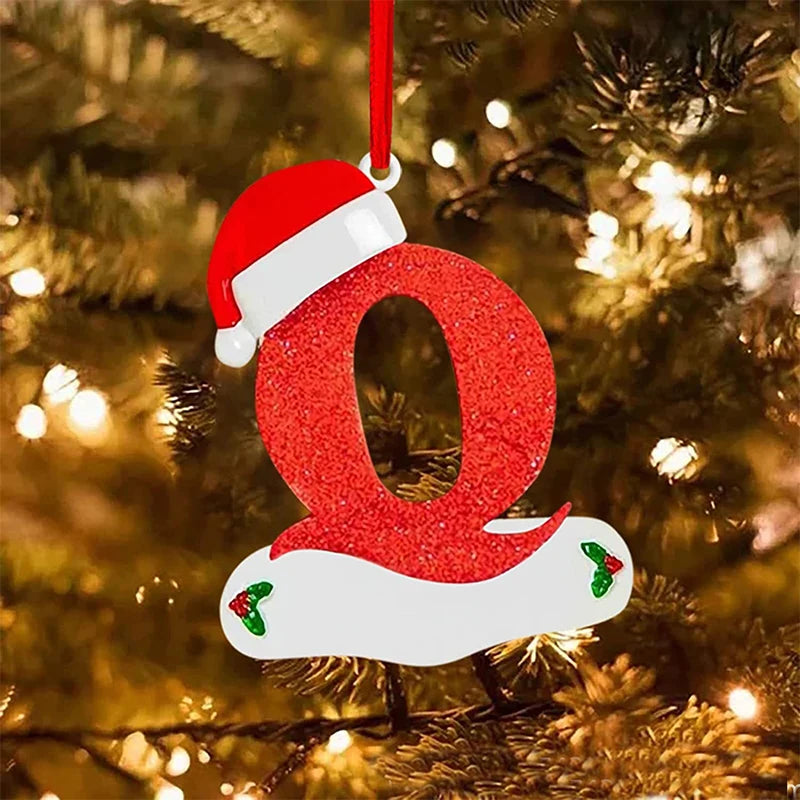 Christmas Letter Ornaments