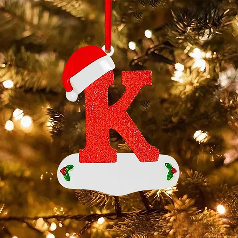Christmas Letter Ornaments