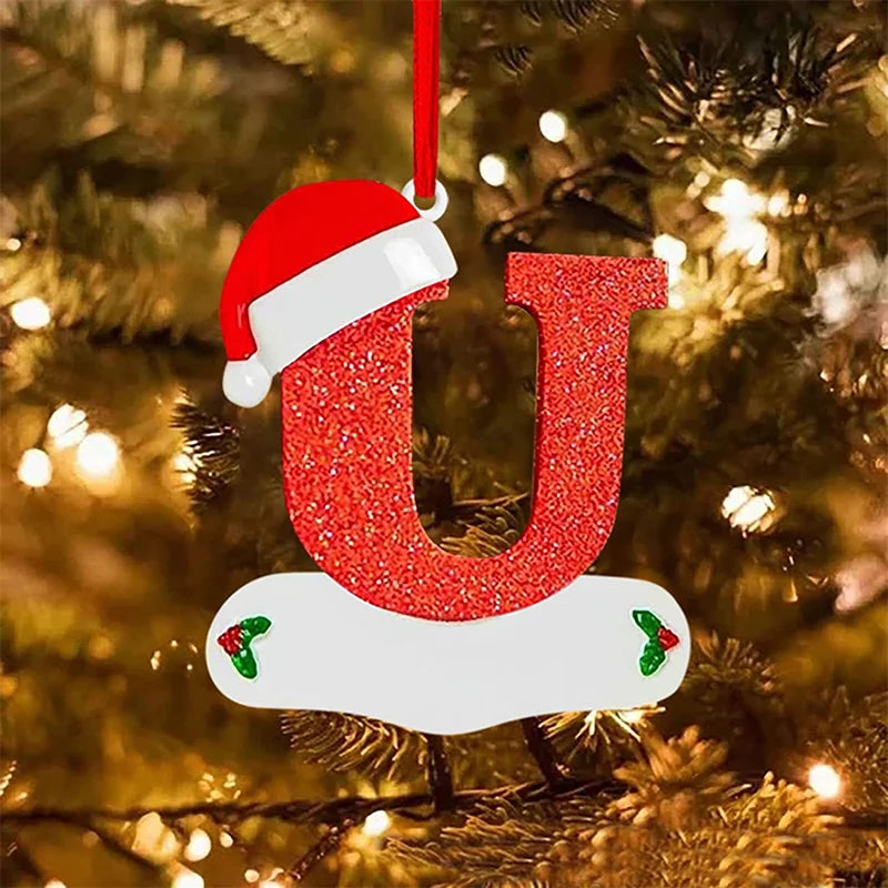 Christmas Letter Ornaments