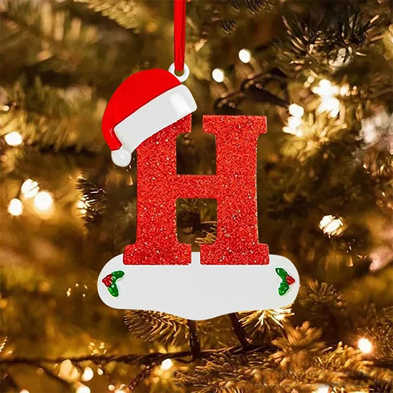 Christmas Letter Ornaments