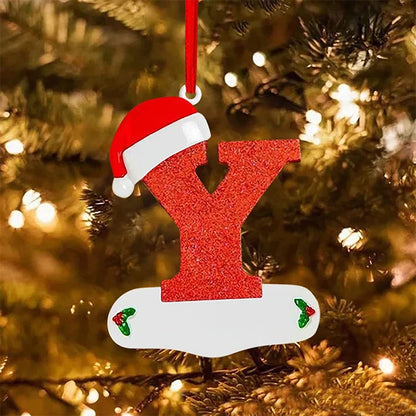 Christmas Letter Ornaments