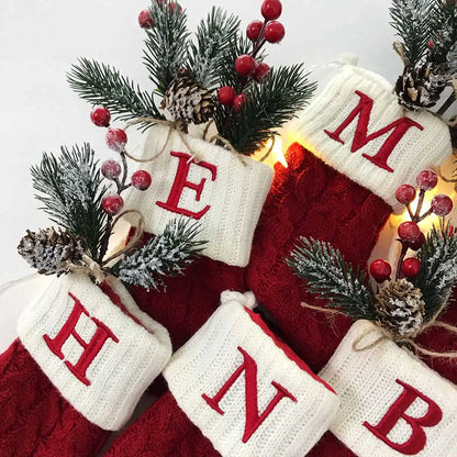 Heirloom Knit Alphabet Ornament