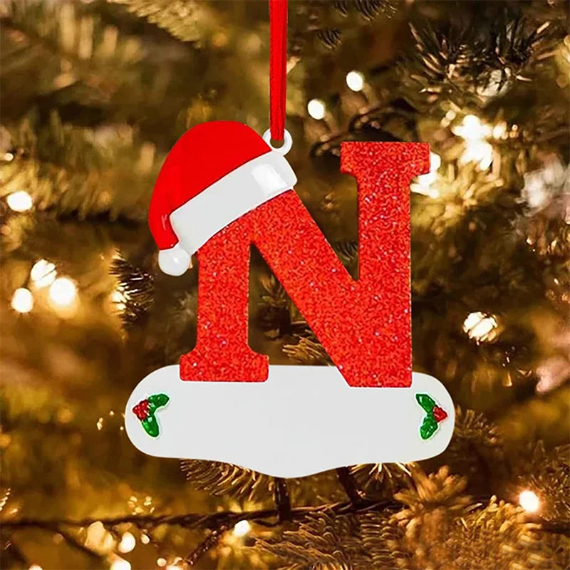Christmas Letter Ornaments