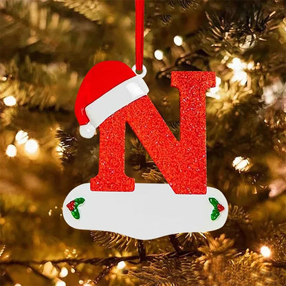 Christmas Letter Ornaments