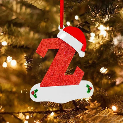 Christmas Letter Ornaments