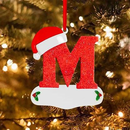 Christmas Letter Ornaments