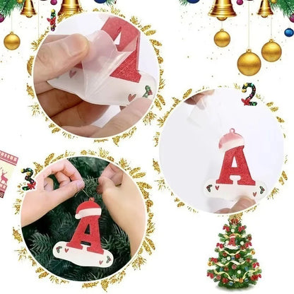Christmas Letter Ornaments