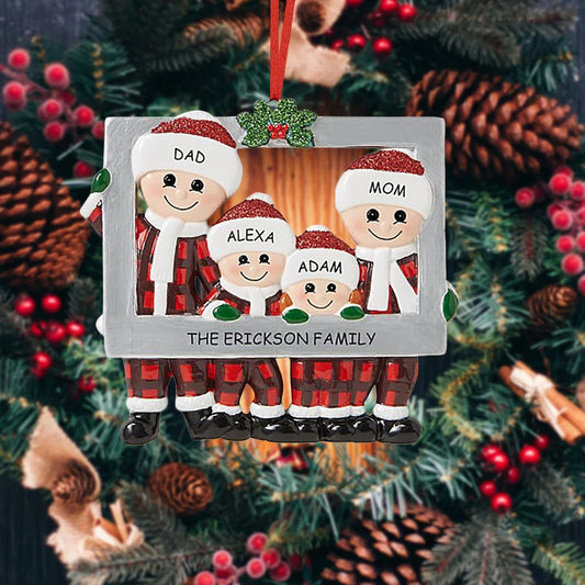 Personalized Family Tree Hanging Ornament