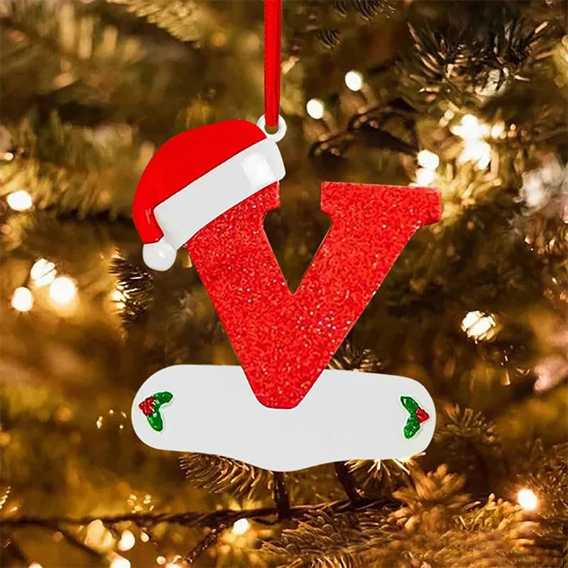 Christmas Letter Ornaments