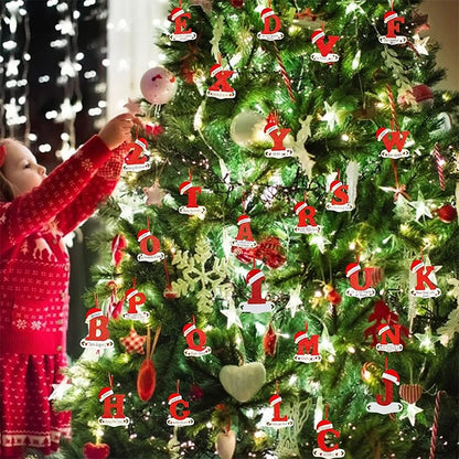 Christmas Letter Ornaments