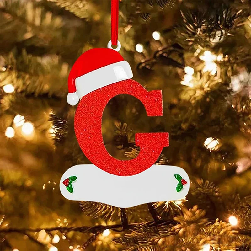 Christmas Letter Ornaments