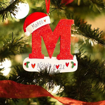 Christmas Letter Ornaments