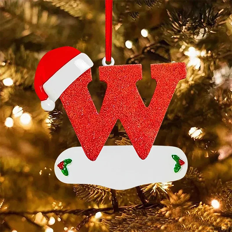 Christmas Letter Ornaments
