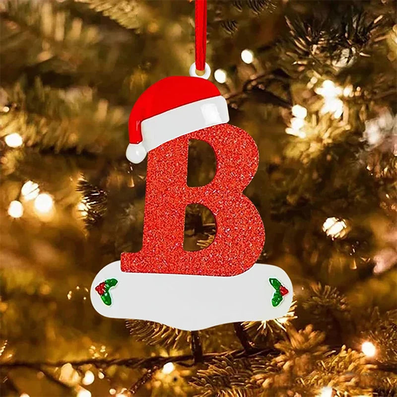 Christmas Letter Ornaments