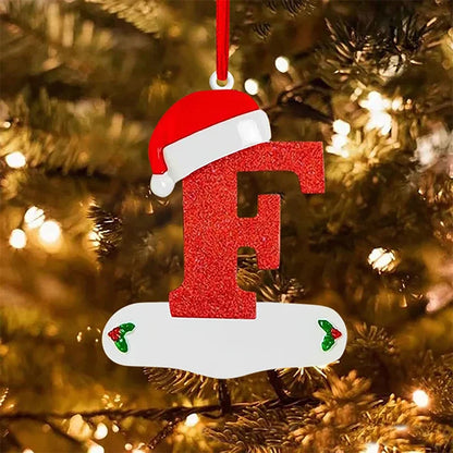 Christmas Letter Ornaments