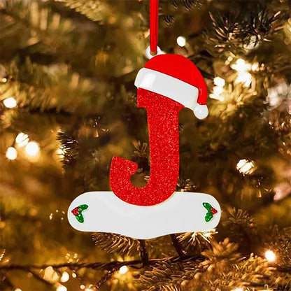 Christmas Letter Ornaments
