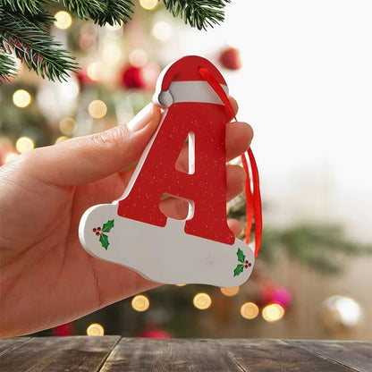 Christmas Letter Ornaments