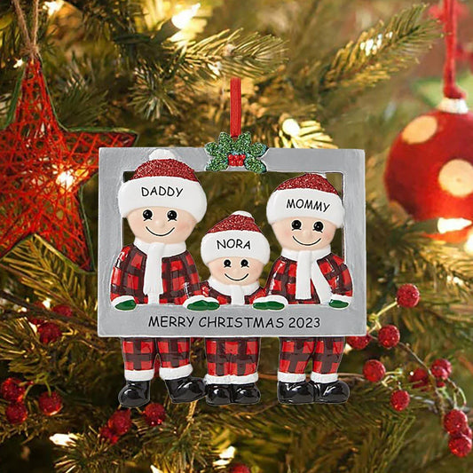 Personalized Family Tree Hanging Ornament