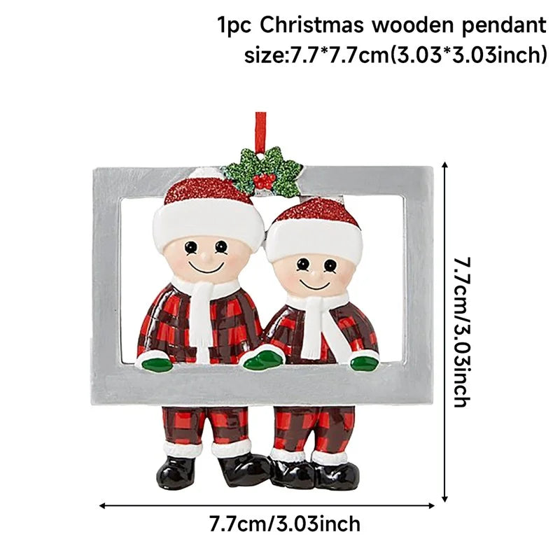 Personalized Family Tree Hanging Ornament