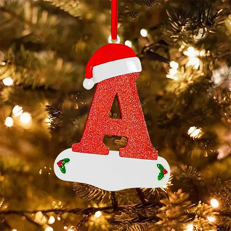 Christmas Letter Ornaments