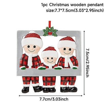 Personalized Family Tree Hanging Ornament