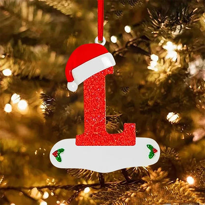 Christmas Letter Ornaments