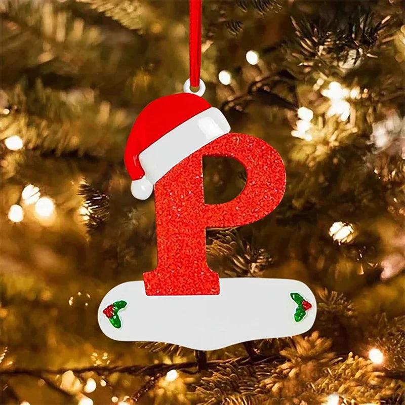Christmas Letter Ornaments